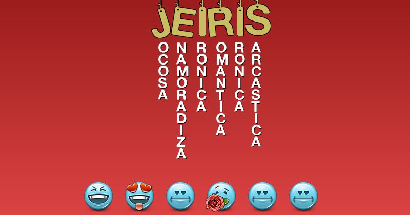 Emoticones para jeiris - Emoticones para tu nombre