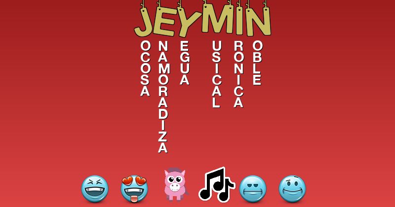 Emoticones para jeymin - Emoticones para tu nombre