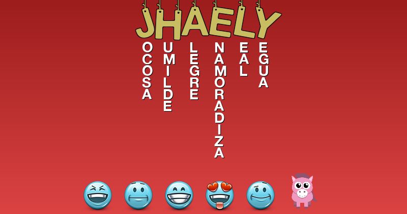 Emoticones para jhaely - Emoticones para tu nombre