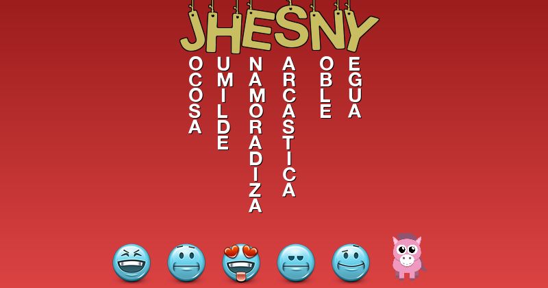 Emoticones para jhesny - Emoticones para tu nombre