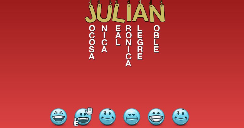 Emoticones para julian - Emoticones para tu nombre