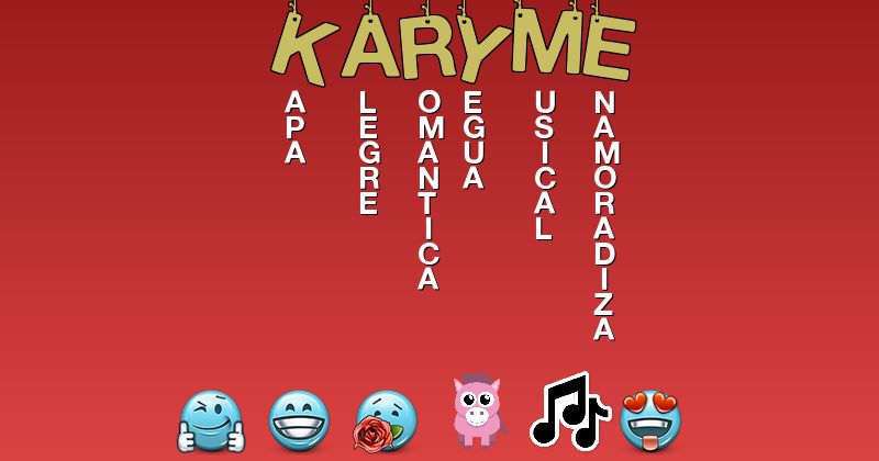 Emoticones para karyme - Emoticones para tu nombre