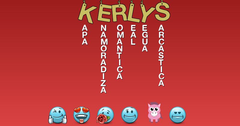 Emoticones para kerlys - Emoticones para tu nombre