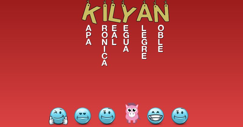 Emoticones para kilyan - Emoticones para tu nombre