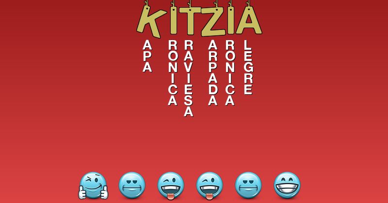 Emoticones para kitzia - Emoticones para tu nombre