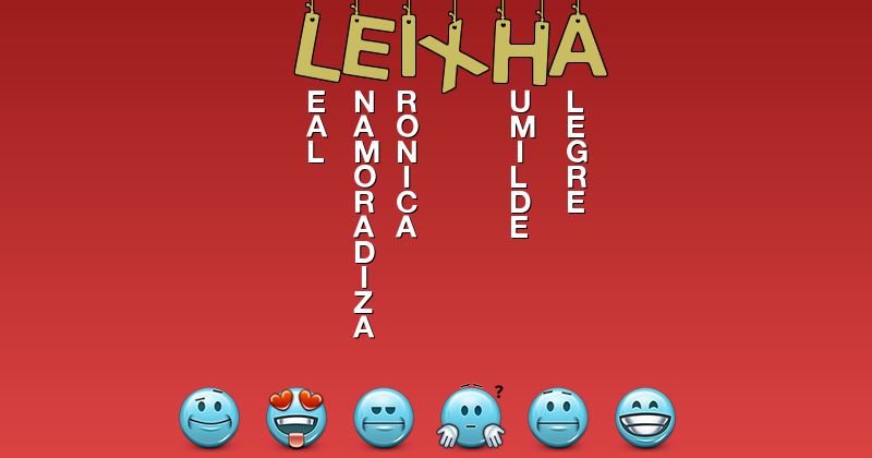 Emoticones para leixha - Emoticones para tu nombre