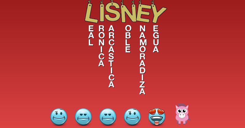 Emoticones para lisney - Emoticones para tu nombre