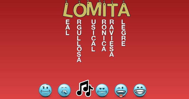 Emoticones para lomita - Emoticones para tu nombre