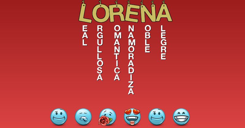 Emoticones para lorena - Emoticones para tu nombre