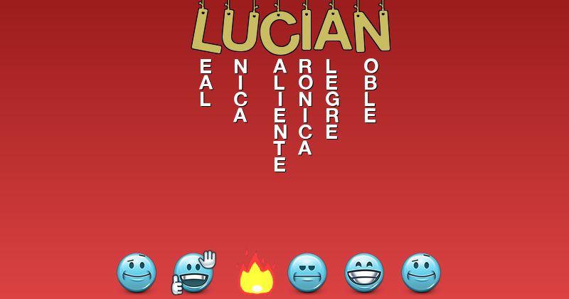 Emoticones para lucian - Emoticones para tu nombre