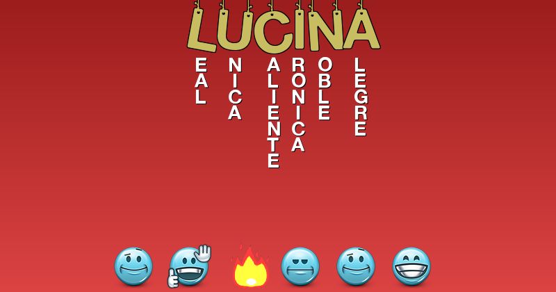 Emoticones para lucina - Emoticones para tu nombre