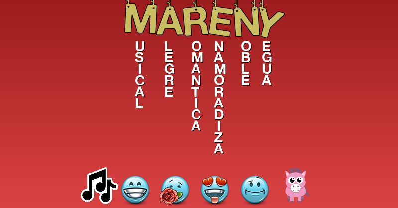 Emoticones para mareny - Emoticones para tu nombre