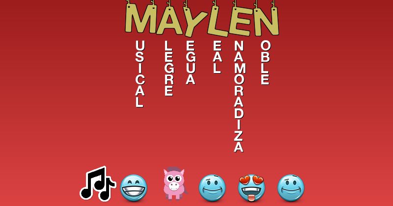 Emoticones para maylen - Emoticones para tu nombre