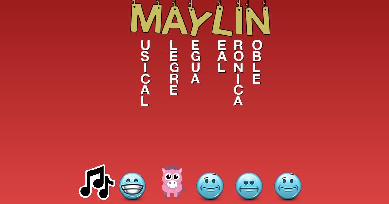 Emoticones para maylin - Emoticones para tu nombre