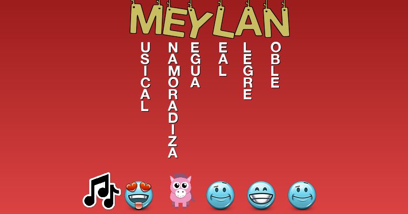 Emoticones para meylan - Emoticones para tu nombre