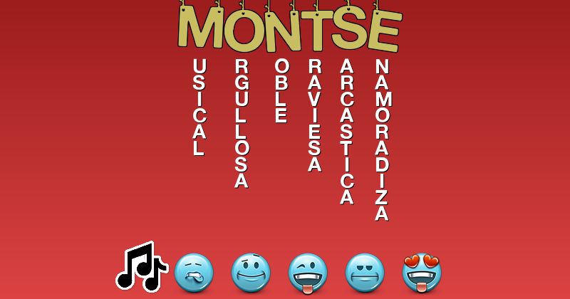 Emoticones para montse. - Emoticones para tu nombre