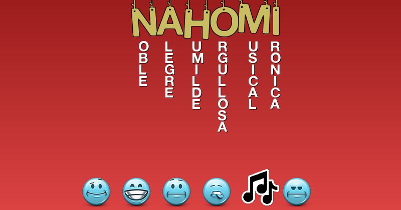 Emoticones para nahomi - Emoticones para tu nombre