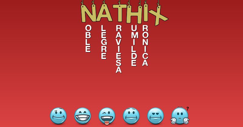 Emoticones para nathix - Emoticones para tu nombre