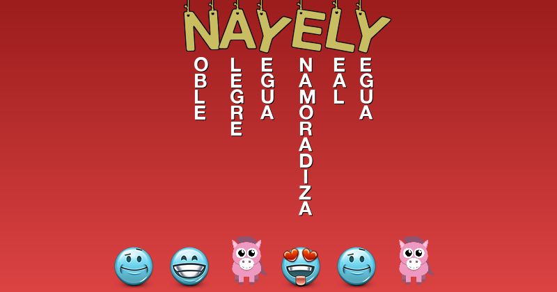 Emoticones para nayely - Emoticones para tu nombre