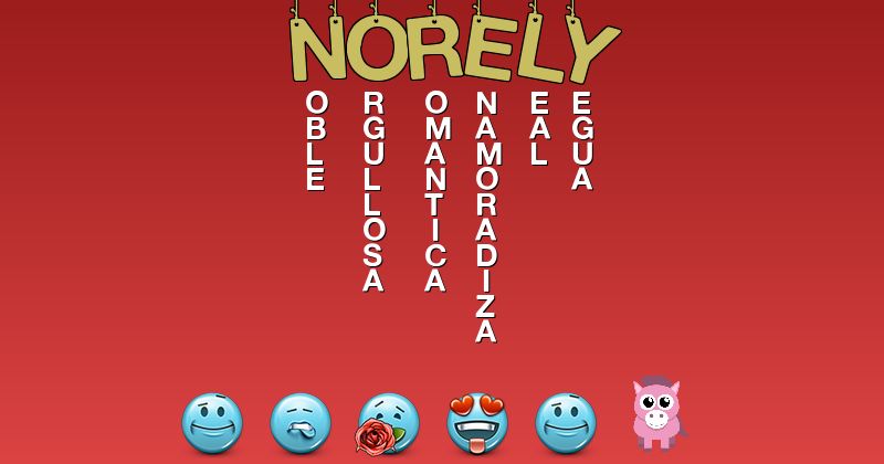 Emoticones para norely - Emoticones para tu nombre