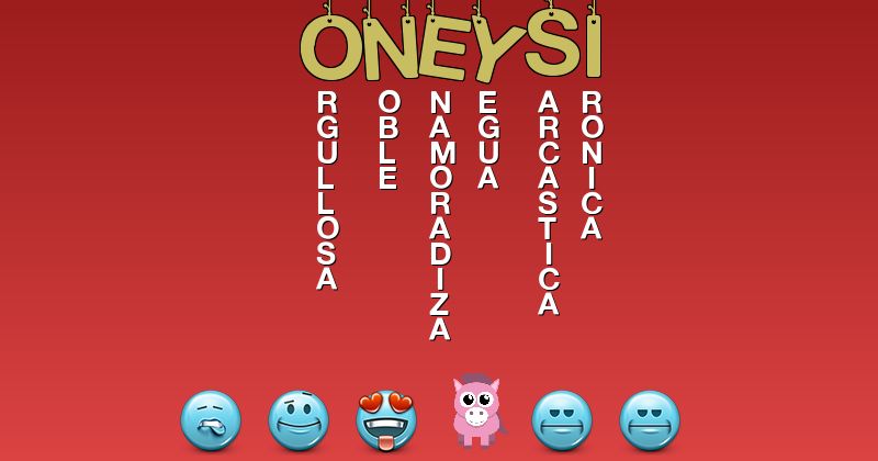 Emoticones para oneysi - Emoticones para tu nombre