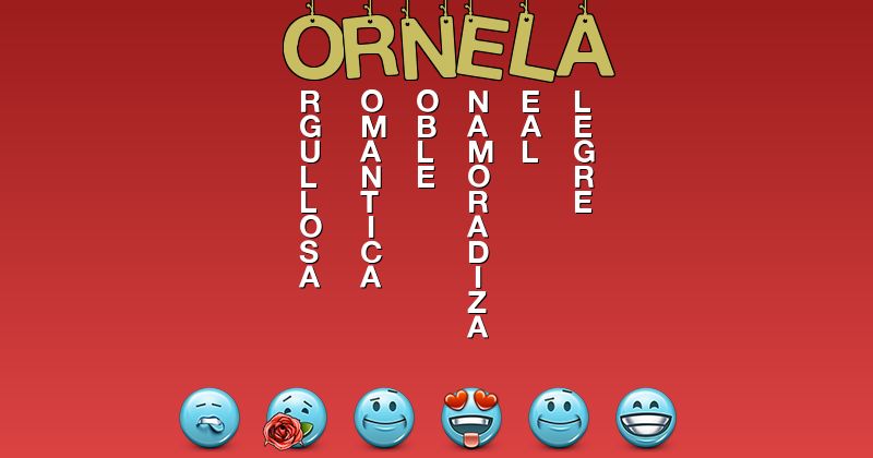 Emoticones para ornela - Emoticones para tu nombre