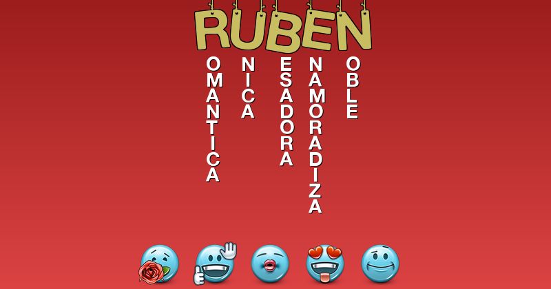 Emoticones para rubén - Emoticones para tu nombre