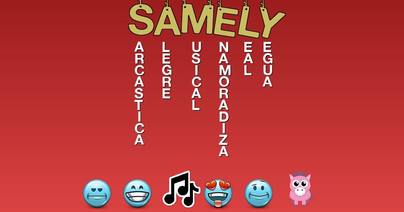 Emoticones para samely - Emoticones para tu nombre