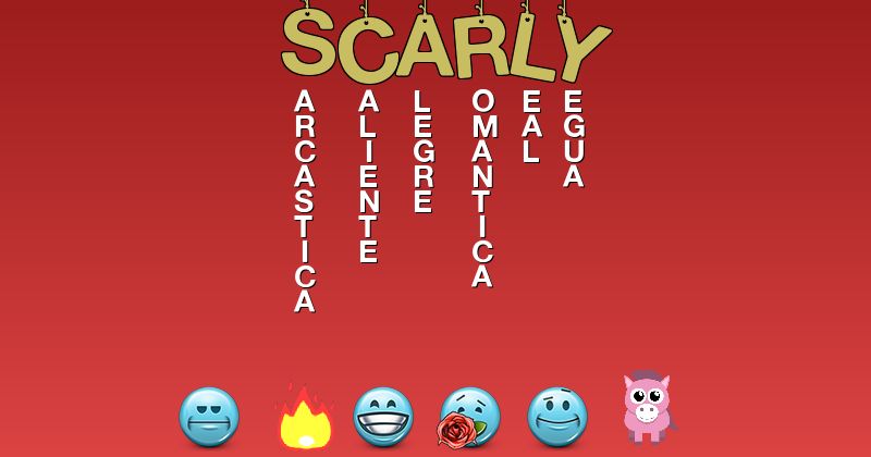 Emoticones para scarly - Emoticones para tu nombre