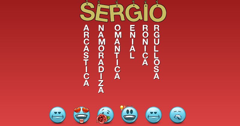 Emoticones para sergio - Emoticones para tu nombre