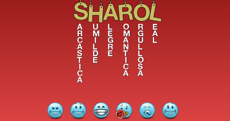 Emoticones para sharol - Emoticones para tu nombre