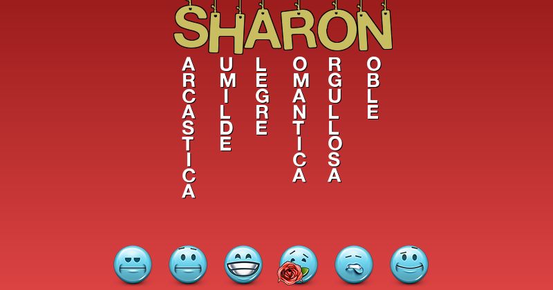 Emoticones para sharon - Emoticones para tu nombre