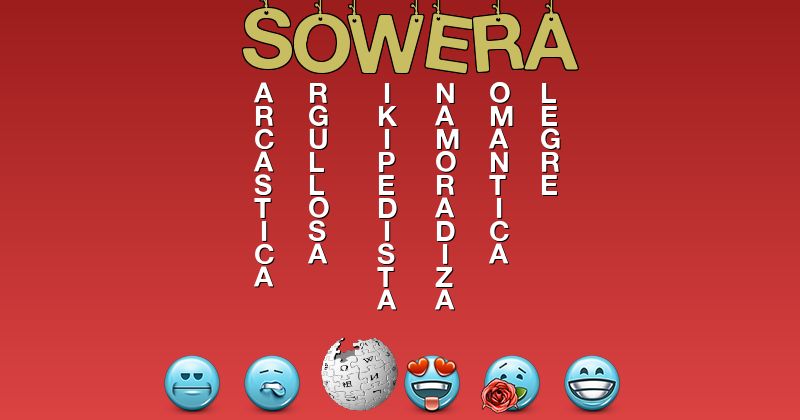 Emoticones para sowera - Emoticones para tu nombre