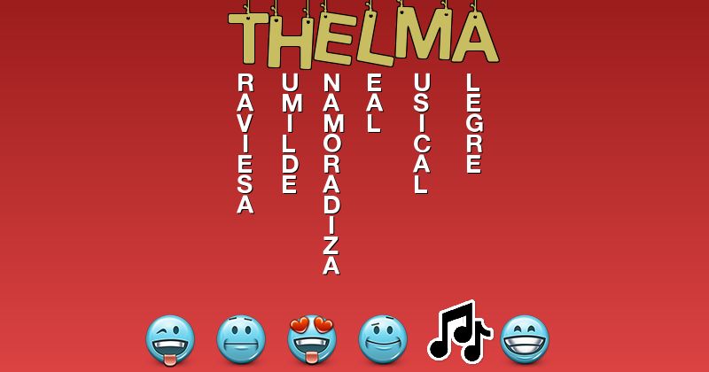 Emoticones para thelma - Emoticones para tu nombre