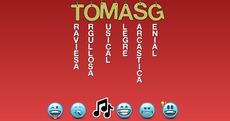 Emoticones para tomas.g - Emoticones para tu nombre