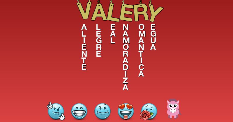 Emoticones para valery - Emoticones para tu nombre