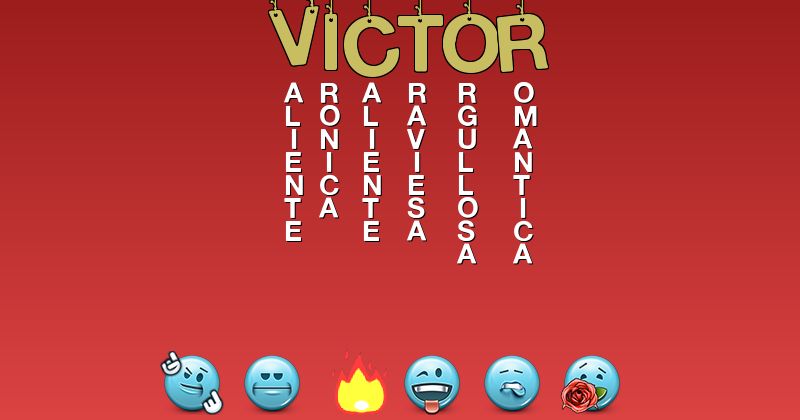 Emoticones para victor - Emoticones para tu nombre