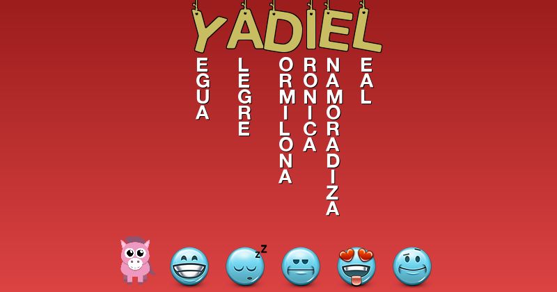 Emoticones para yadiel - Emoticones para tu nombre