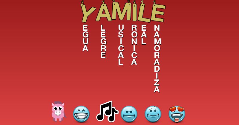 Emoticones para yamile - Emoticones para tu nombre
