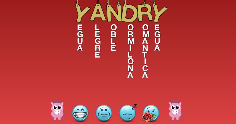 Emoticones para yandry - Emoticones para tu nombre