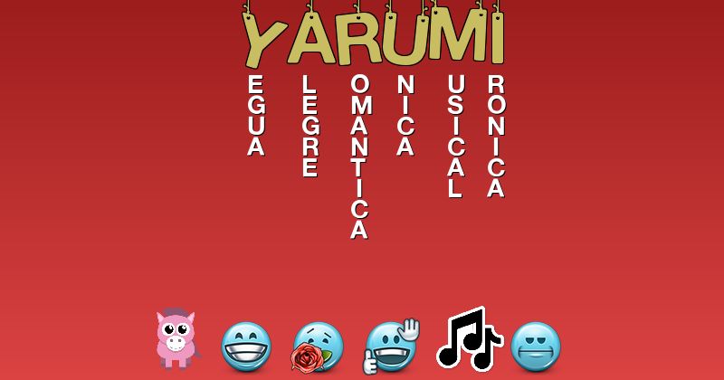 Emoticones para yarumi - Emoticones para tu nombre