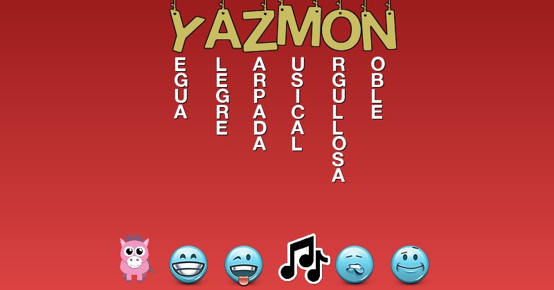 Emoticones para yazmon - Emoticones para tu nombre