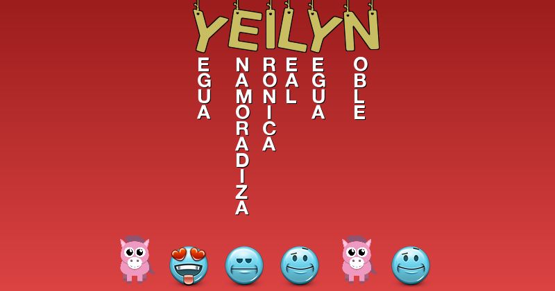 Emoticones para yeilyn - Emoticones para tu nombre