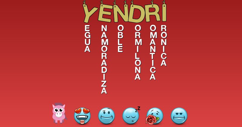 Emoticones para yendri - Emoticones para tu nombre
