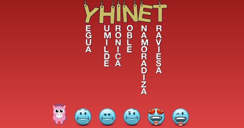 Emoticones para yhinet - Emoticones para tu nombre