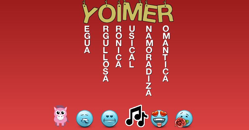 Emoticones para yoimer - Emoticones para tu nombre