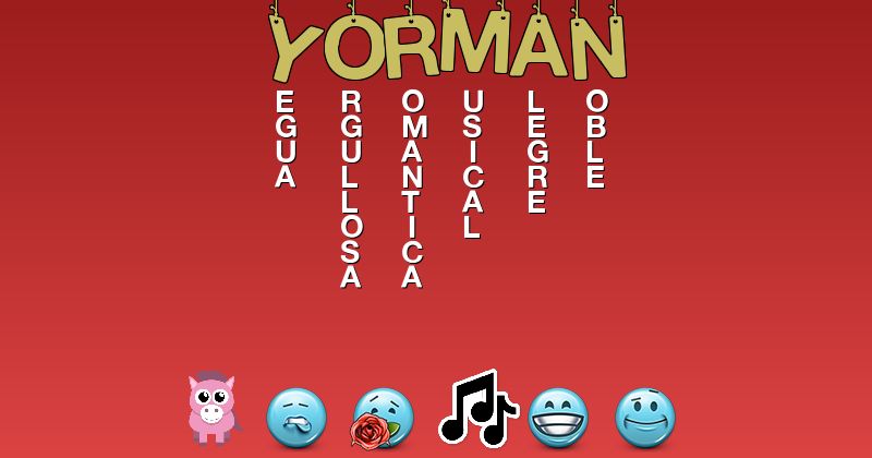 Emoticones para yorman - Emoticones para tu nombre