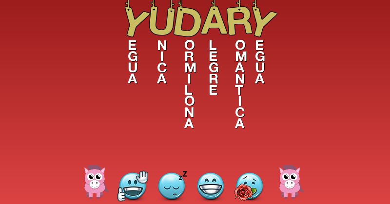 Emoticones para yudary - Emoticones para tu nombre