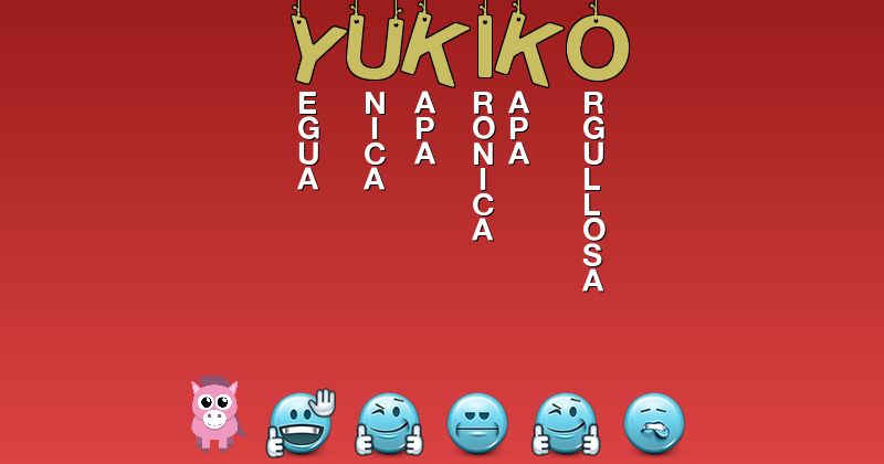 Emoticones para yukiko - Emoticones para tu nombre