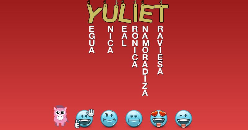 Emoticones para yuliet - Emoticones para tu nombre